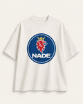 NADE Griffin Crest Tee product view on warm off-white background