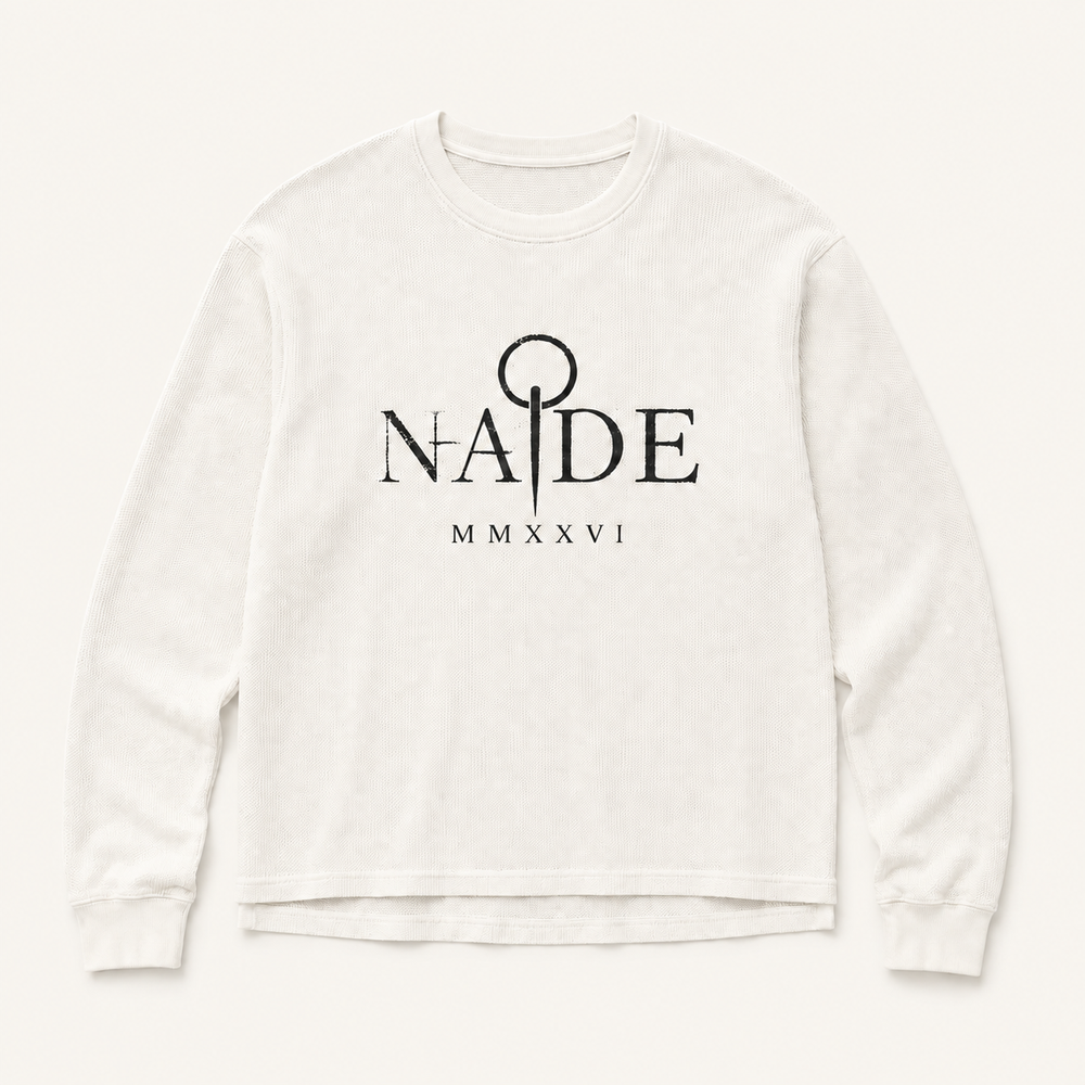 NADE MMXXVI Knit Thermal — Cream product view on warm off-white background