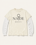 NADE MMXXVI Layered Thermal Tee product view on warm off-white background